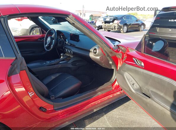 JM1NDAM75S0660741 2025 MAZDA MX-5 MIATA RF Red Widok wnętrza z przodu