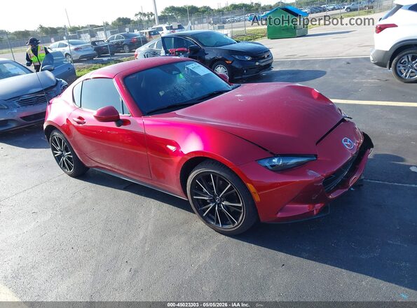 JM1NDAM75S0660741 2025 MAZDA MX-5 MIATA RF Red Przód prawy
