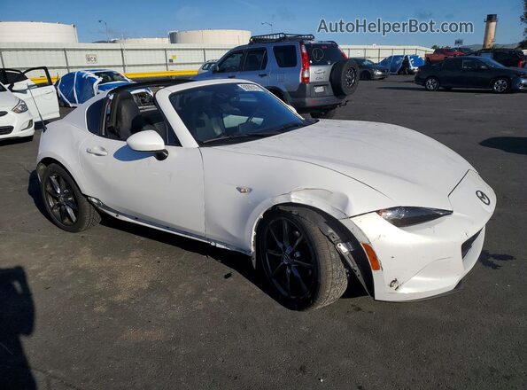 JM1NDAM77H0105038 2017 MAZDA MX-5 Белый Передняя правая четверть