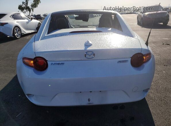 JM1NDAM77H0105038 2017 MAZDA MX-5 Белый Вид сзади