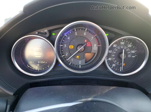 JM1NDAM77H0105038 2017 MAZDA MX-5 Белый Вид щитка приборов