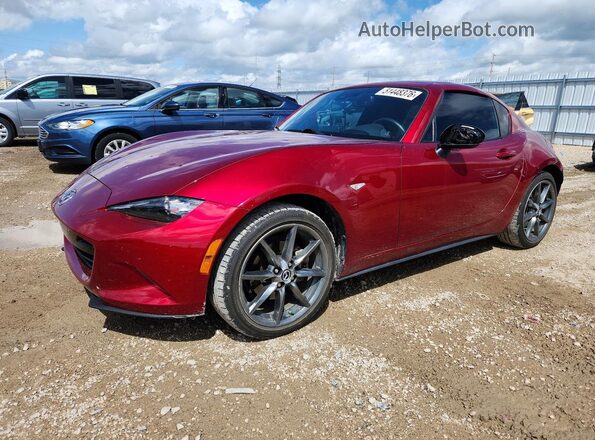 JM1NDAM77K0302783 2019 MAZDA MX-5 Red წინა მარცხენა ხედი სამი მეოთხედიდან