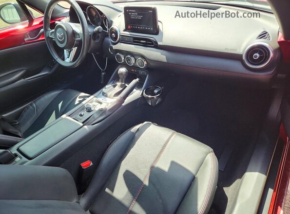 JM1NDAM77K0302783 2019 MAZDA MX-5 Red წინა პანელის ხედი