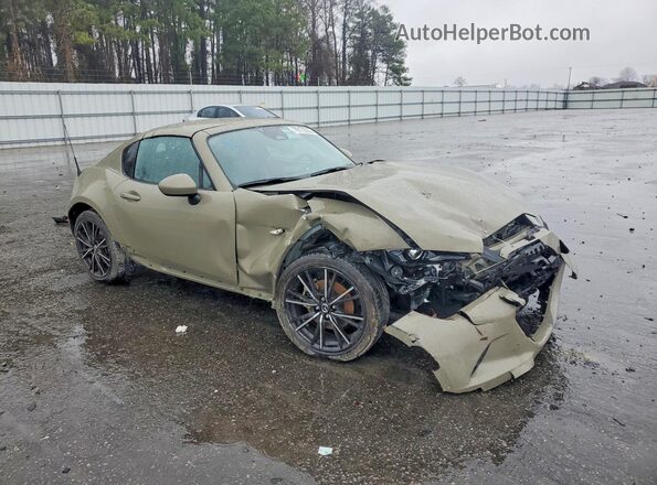 JM1NDAM77R0607839 2024 MAZDA MX-5 Желто-коричневый Передняя правая четверть