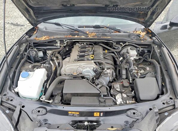 JM1NDAM79J0200514 2018 MAZDA MX-5 Черный Вид задней части салона