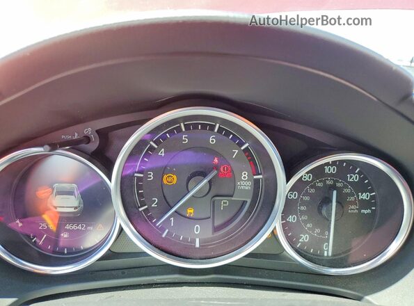 JM1NDAM7XN0505350 2022 MAZDA 3 Red Вид щитка приладів