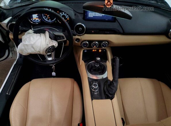 JM1NDAM7XR0608807 2024 MAZDA MX-5 White წინა პანელის ხედი