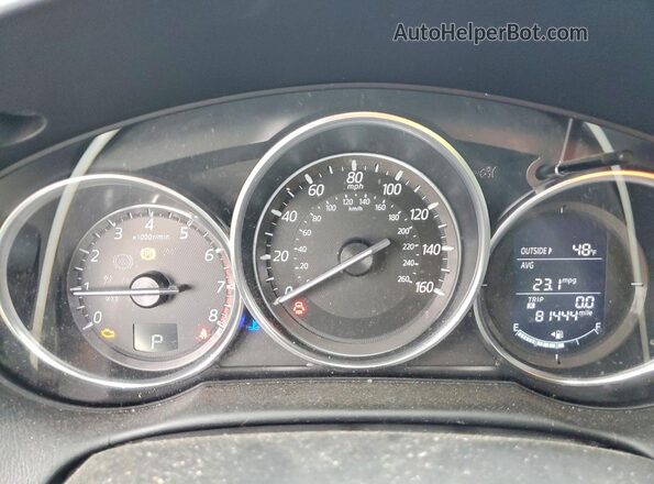 JM3KE2BY6G0694316 2016 MAZDA CX-5 Серебряный Вид щитка приборов