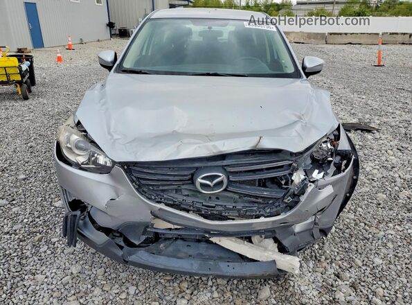 JM3KE2BY6G0694316 2016 MAZDA CX-5 Серебряный Вид спереди