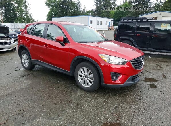 JM3KE2BY9G0773835 2016 MAZDA CX-5 Красный Передняя правая четверть