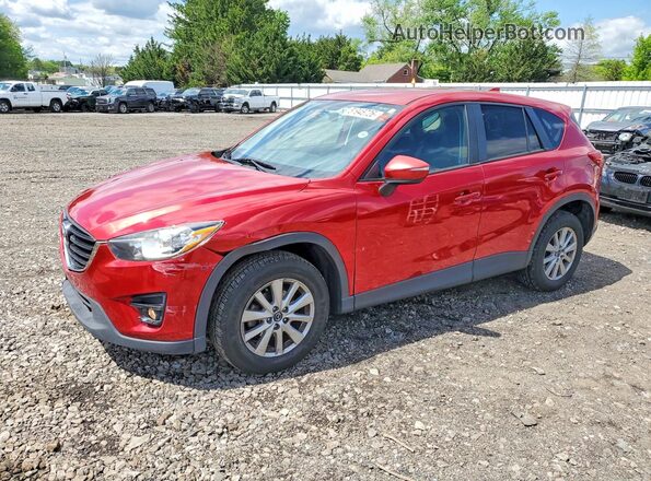 JM3KE2CY4G0912414 2016 MAZDA CX-5 Red Przód lewy