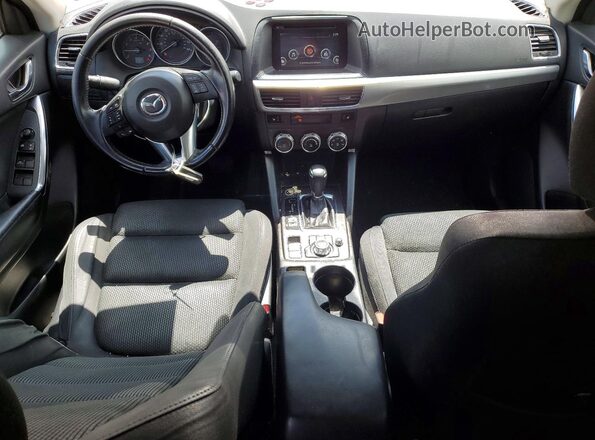 JM3KE2CY4G0912414 2016 MAZDA CX-5 Red Widok deski rozdzielczej