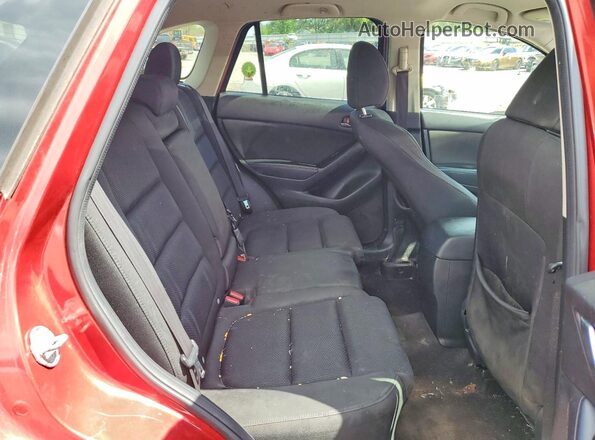JM3KE2CY4G0912414 2016 MAZDA CX-5 Red Widok tylnych siedzeń