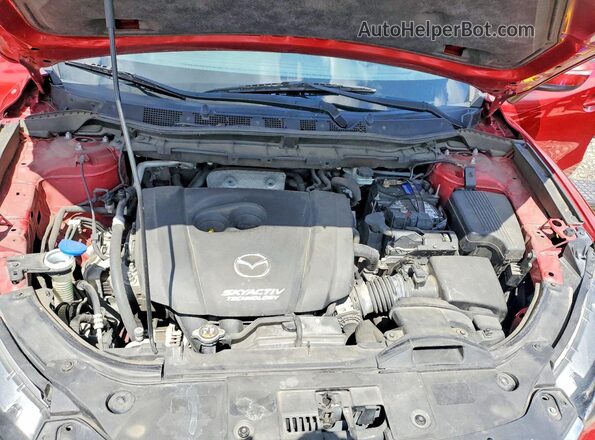 JM3KE2CY4G0912414 2016 MAZDA CX-5 Red Widok wnętrza z tyłu