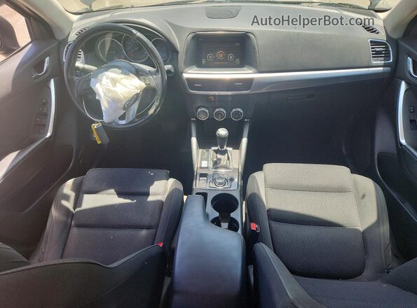 JM3KE2CY7G0699586 2016 MAZDA CX-5 Gray Widok deski rozdzielczej