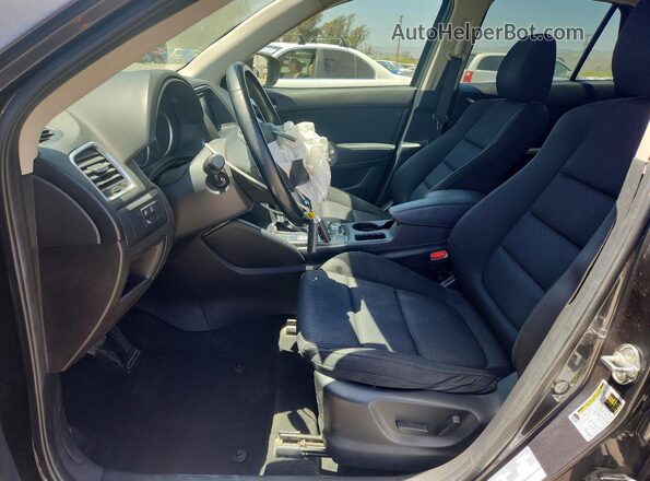 JM3KE2CY7G0699586 2016 MAZDA CX-5 Gray Widok wnętrza z przodu