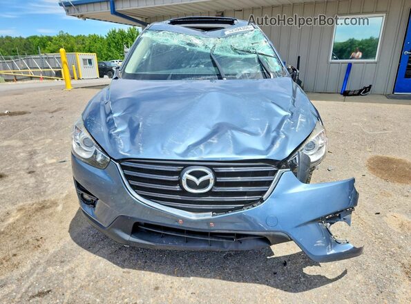 JM3KE2CY8G0898033 2016 MAZDA CX-5 Синий Вид спереди