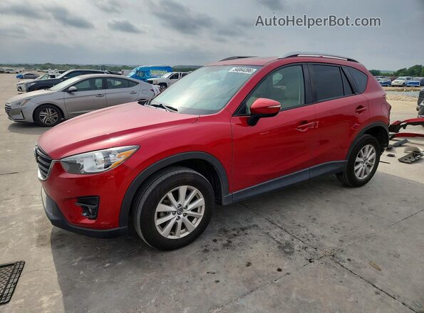 JM3KE2CY9G0917057 2016 MAZDA CX-5 Красный Передняя левая четверть