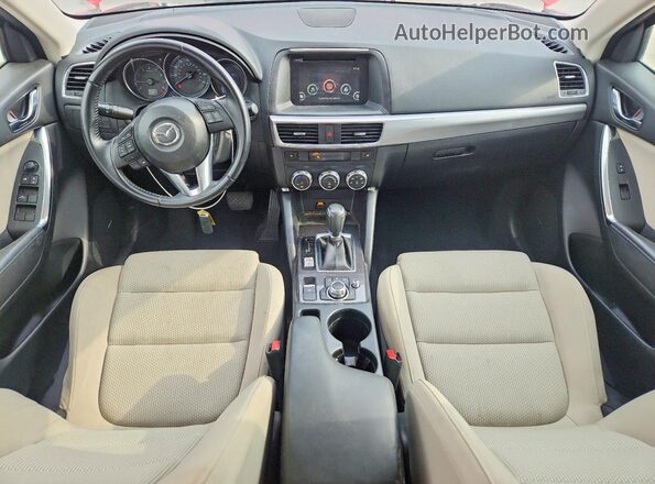 JM3KE2CY9G0917057 2016 MAZDA CX-5 Красный Вид панели приборов