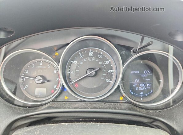 JM3KE2CY9G0917057 2016 MAZDA CX-5 Красный Вид щитка приборов