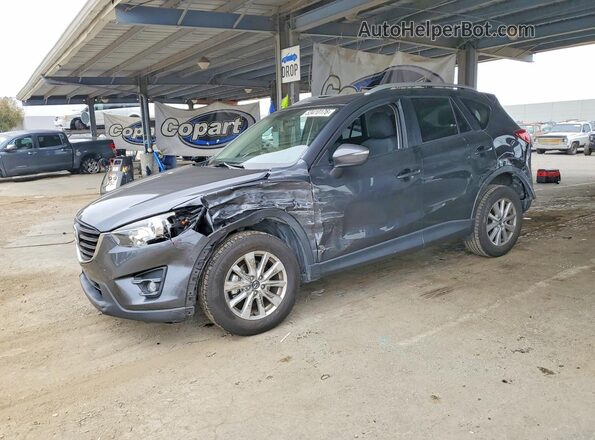 JM3KE2CYXG0812267 2016 MAZDA CX-5 Угольный Передняя левая четверть