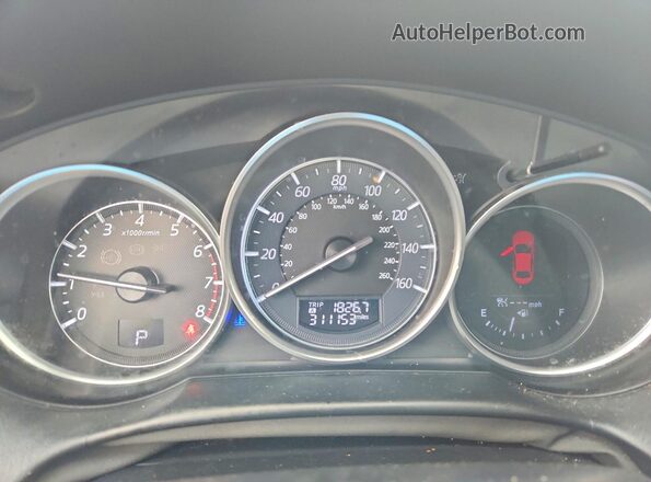 JM3KE2DY5G0789172 2016 MAZDA CX-5 Серебряный Вид щитка приборов