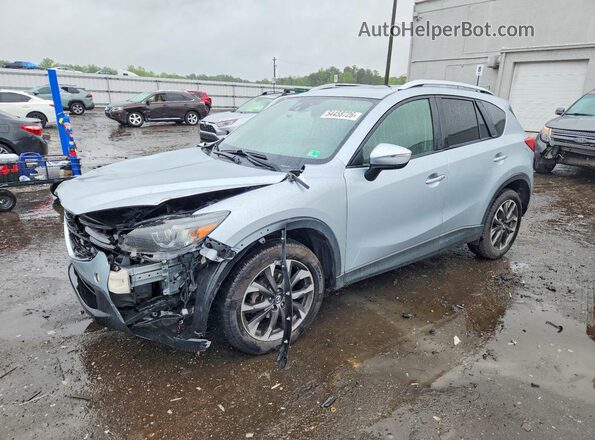 JM3KE2DY5G0789172 2016 MAZDA CX-5 Серебряный Передняя левая четверть