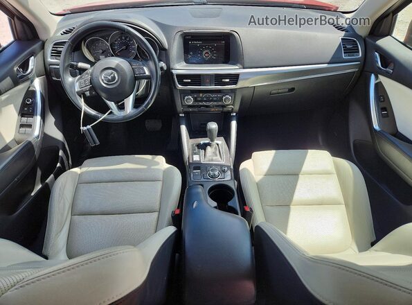 JM3KE2DY9G0769166 2016 MAZDA CX-5 Красный Вид панели приборов