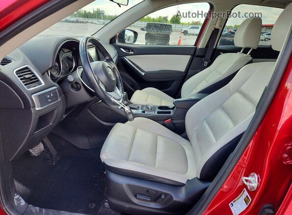 JM3KE2DY9G0769166 2016 MAZDA CX-5 Красный Вид салона спереди