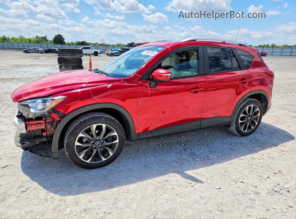 JM3KE2DY9G0769166 2016 MAZDA CX-5 Красный Передняя левая четверть