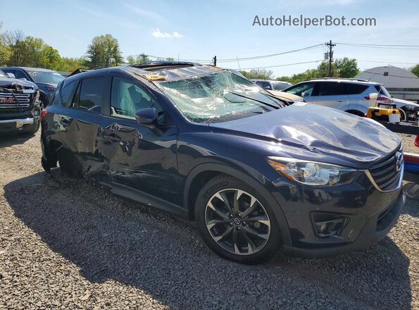 JM3KE2DY9G0856954 2016 MAZDA CX-5 Blue წინა მარჯვენა