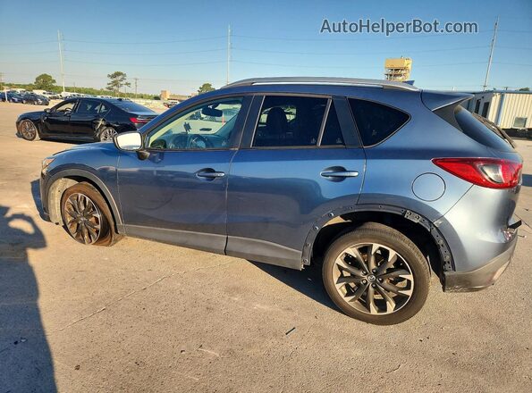JM3KE2DYXG0714127 2016 MAZDA CX-5 Blue Задня ліва чверть