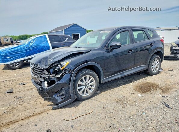 JM3KE4BY0G0715608 2016 MAZDA CX-5 Черный Передняя левая четверть