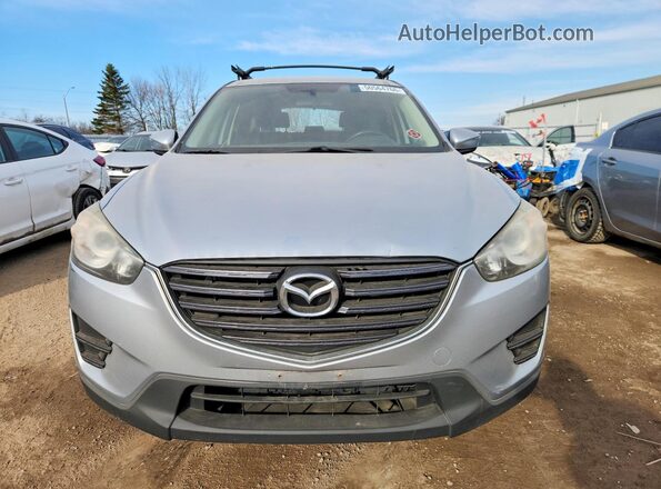 JM3KE4BY8G0806478 2016 MAZDA CX-5 Silver Widok z przodu