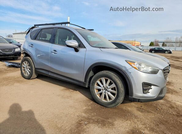 JM3KE4BY8G0806478 2016 MAZDA CX-5 Silver Przód prawy