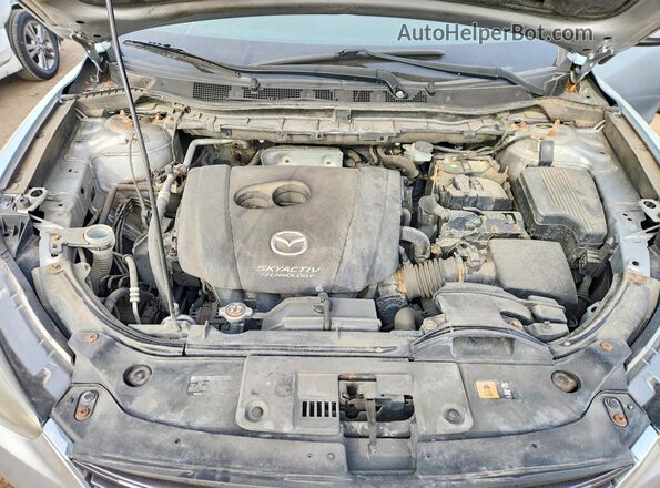 JM3KE4BY8G0806478 2016 MAZDA CX-5 Silver Widok komory silnika