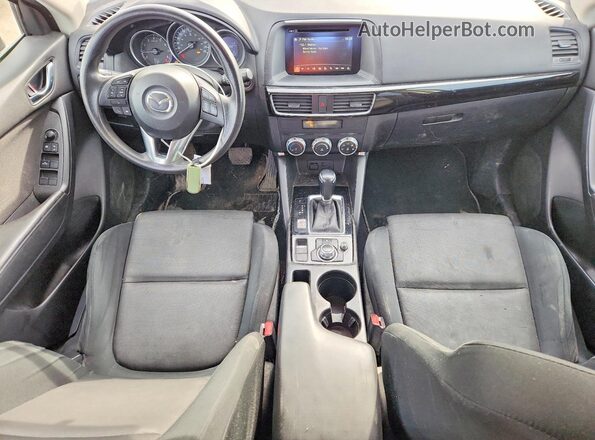 JM3KE4BY8G0806478 2016 MAZDA CX-5 Silver Widok deski rozdzielczej