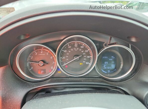 JM3KE4BYXG0894336 2016 MAZDA CX-5 Gray ხელსაწყოთა პანელის ხედი