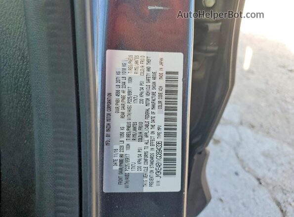 JM3KE4BYXG0894336 2016 MAZDA CX-5 Gray VIN კოდის სტიკერის ხედი