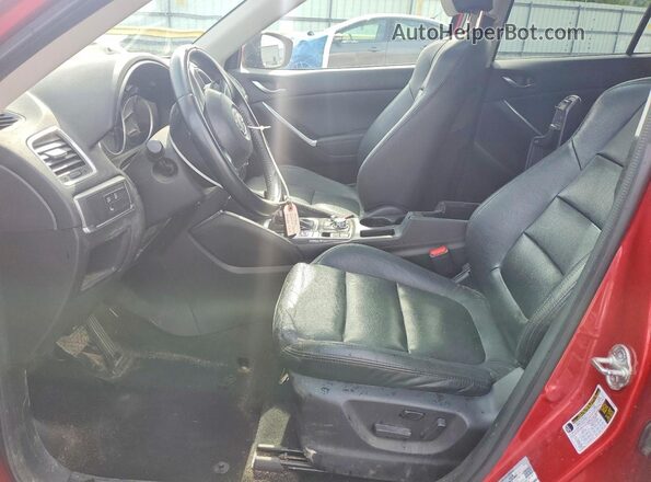 JM3KE4DY2G0790758 2016 MAZDA CX-5 Красный Вид салона спереди