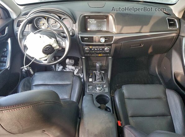 JM3KE4DY4G0694923 2016 MAZDA CX-5 Синий Вид панели приборов