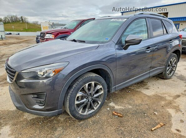 JM3KE4DY5G0868112 2016 MAZDA CX-5 Серый Передняя левая четверть
