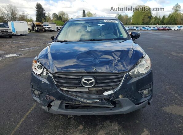 JM3KE4DY7G0772983 2016 MAZDA CX-5 Синий Вид спереди