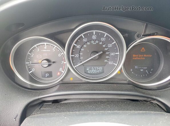 JM3KE4DY9G0879050 2016 MAZDA CX-5 Blue ხელსაწყოთა პანელის ხედი