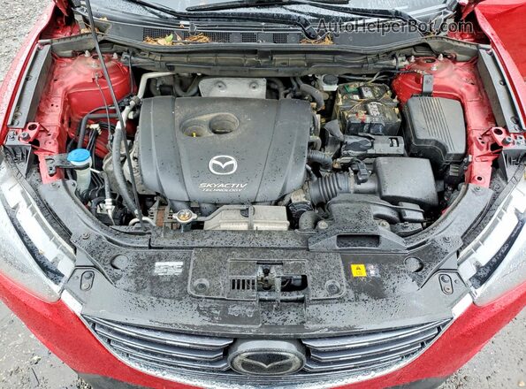 JM3KE4DYXG0618042 2016 MAZDA CX-5 Red ძრავის განყოფილების ხედი