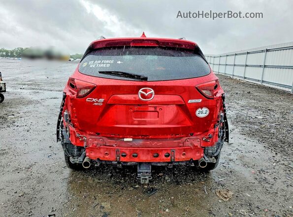 JM3KE4DYXG0618042 2016 MAZDA CX-5 Red უკანა ხედი