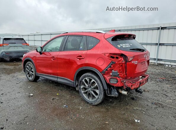 JM3KE4DYXG0618042 2016 MAZDA CX-5 Red უკანა მარცხენა