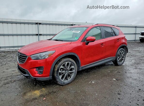 JM3KE4DYXG0618042 2016 MAZDA CX-5 Red წინა მარცხენა ხედი სამი მეოთხედიდან