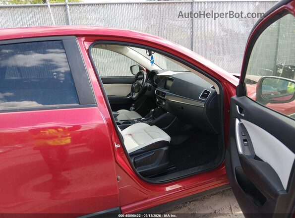 JM3KE4DYXG0703401 2016 MAZDA CX-5 Burgundy Vista interior delantera
