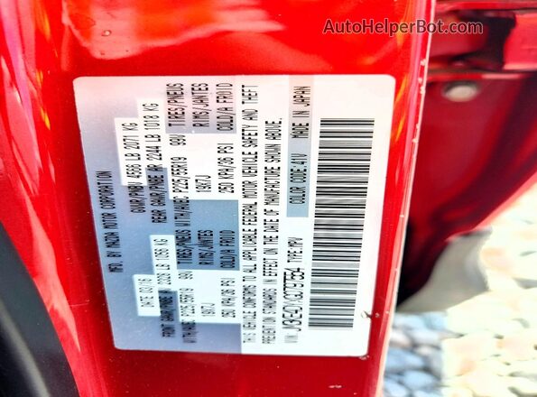 JM3KE4DYXG0797554 2016 MAZDA CX-5 Red Widok komory silnika